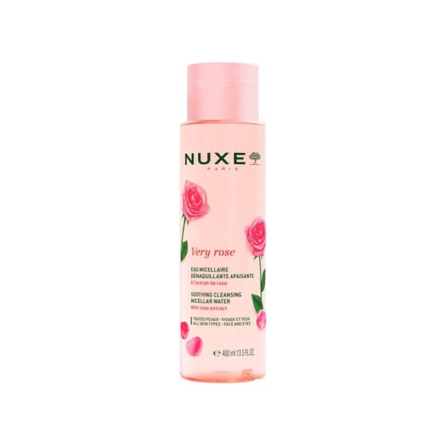 Nuxe Very Rose 3 in 1 Soothing Micellar Water 3 σε 1 Απαλό Νερό Καθαρισμού 400ml