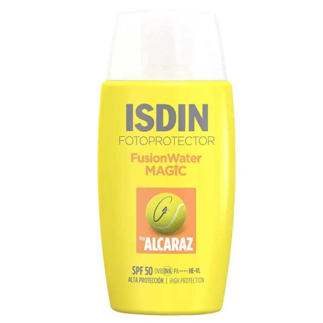 Isdin Fotoprotector Fusion Water Magic by Alcaraz Αντηλιακό Προσώπου SPF50 Ιδανικό για Αθλητικές Δραστηριότητες 50ml