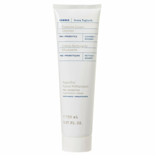 Korres Greek Yoghurt Foaming Cream Cleanser Αφρώδης Κρέμα Καθαρισμού με Προβιοτικά 150ml