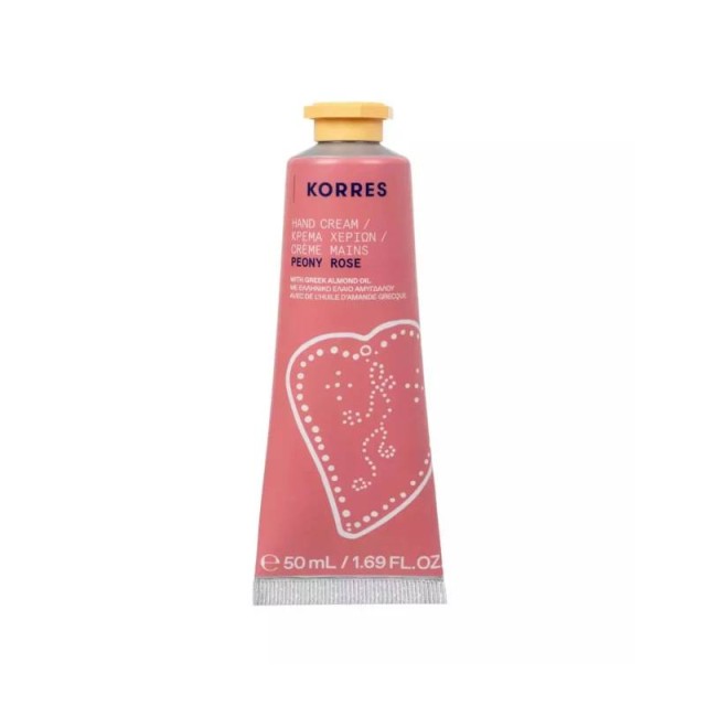 Korres Peony Rose Ενυδατική Κρέμα Χεριών και Νυχιών 50ml