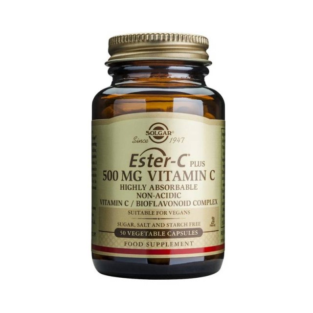 Solgar Ester-C Plus 500mg 50 φυτικές κάψουλες