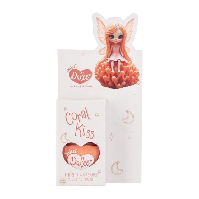 Medisei Sweet Dalee Kids Nail Polish No 912 Coral Kiss-Παιδικό Βερνίκι Νυχιών, 12ml