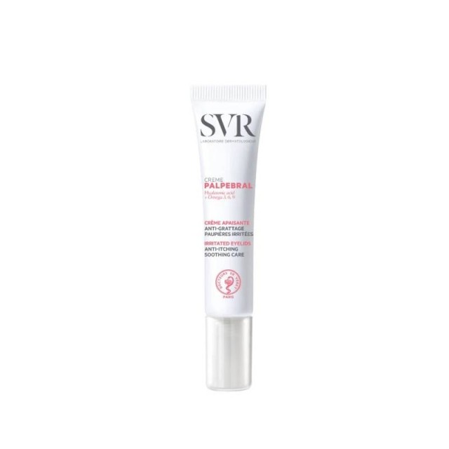 SVR Laboratoire Palpebral Creme Καταπραϋντική Κρέμα Ματιών & Βλεφάρων για Ερεθισμούς & Κνησμό 15ml