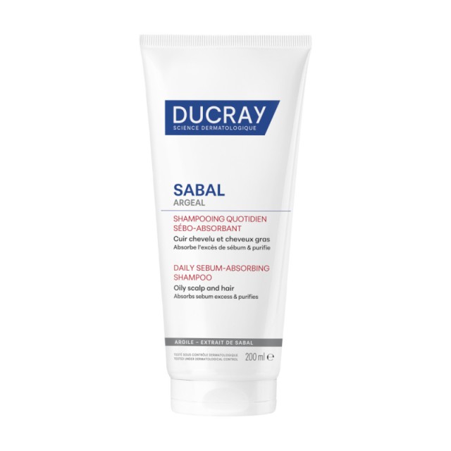Ducray Sabal Argeal Daily Sebum Absorbing Shampoo 200ml
