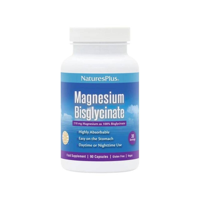 Natures Plus Magnesium Bisglycinate 90 κάψουλες