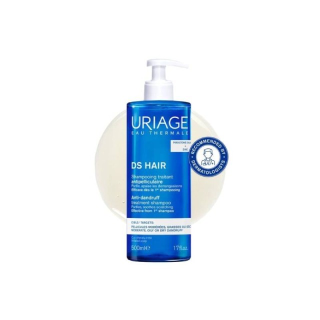 Uriage DS Hair Anti-Dandruff Treatment Shampoo 500ml