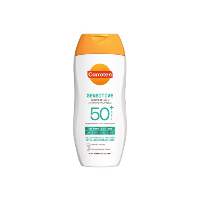 Carroten Sensitive Suncare Milk SPF50+ Αντηλιακό Γαλάκτωμα Σώματος 200ml
