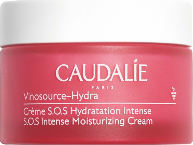 CAUDALIE Vinosource-Hydra S.O.S Intense Moisturizing Cream Ενυδατική Κρέμα για Κανονικές - Ξηρές Επιδερμίδες 50ml