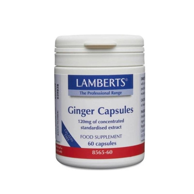 Lamberts Ginger 120mg 60 κάψουλες