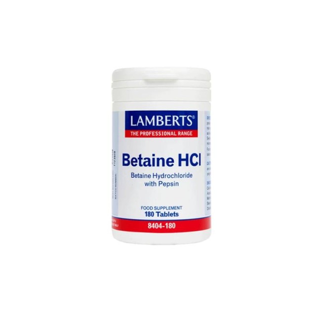 Lamberts Betaine HCL 180 ταμπλέτες