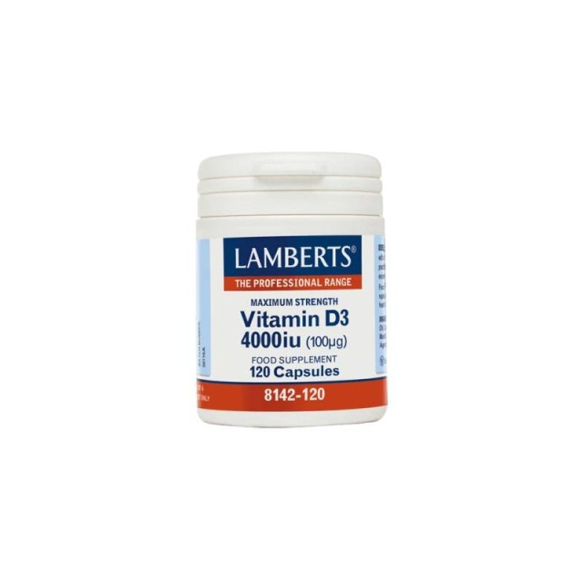 Lamberts Vitamin D3 4000iu (100μg) 120 κάψουλες