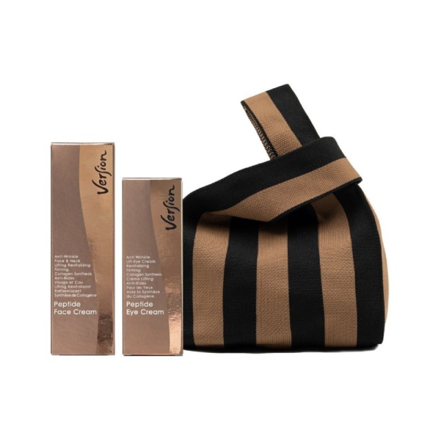 Version Peptide Face Cream 50 ml &  Peptide Eye Cream 30 ml & Δώρο Τσαντάκι