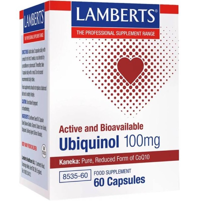 Lamberts Ubiquinol 100mg 60caps