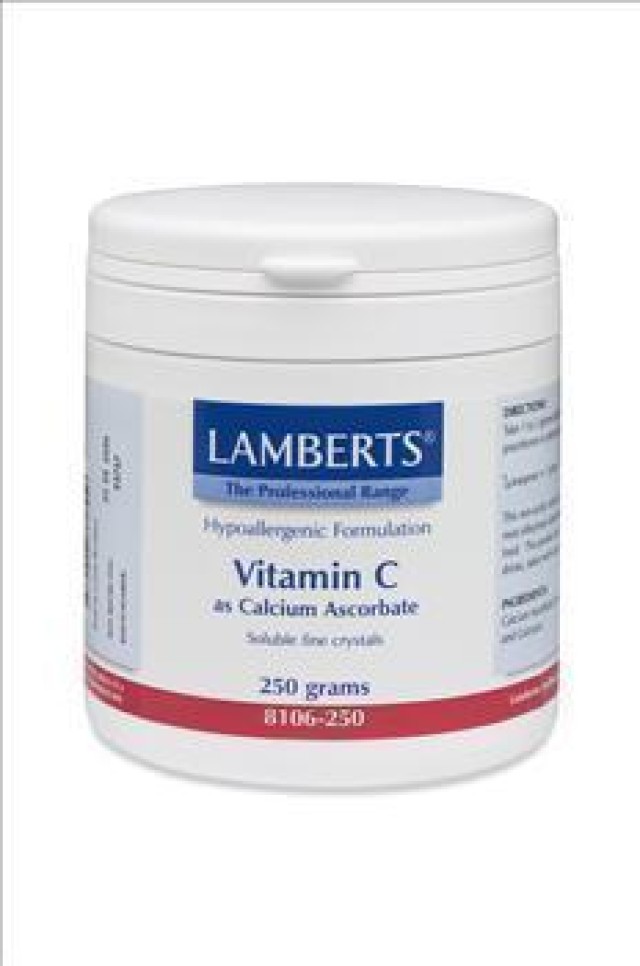 LAMBERTS CALCIUM ASCORBATE 250GR CRYSTALIC
