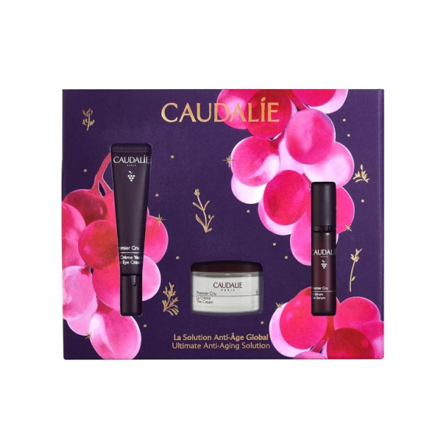 Caudalie Set Premier Cru Ultimate Anti-Aging Solution Κρέμα Ματιών 15ml & ΔΩΡΟ Κρέμα Αντιγήρανσης 15ml & Αντιγηραντικός Ορός 10ml