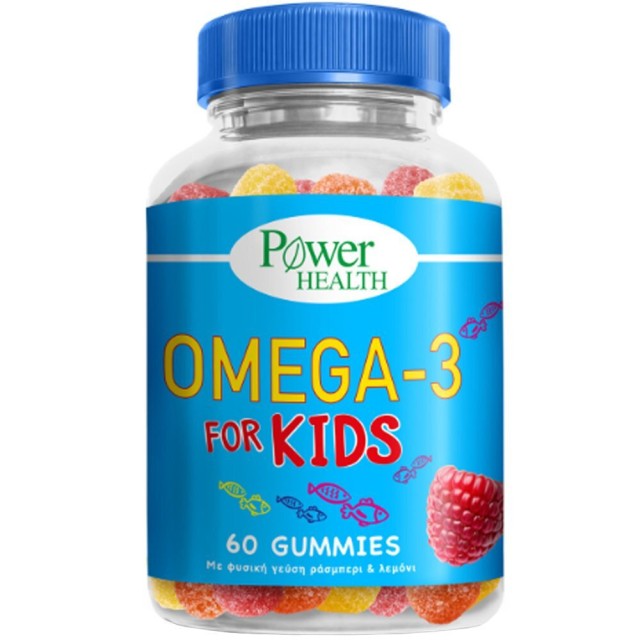 Power Health for Kids Ωμέγα 3, με γεύση Λεμόνι, 60 ζελεδάκια