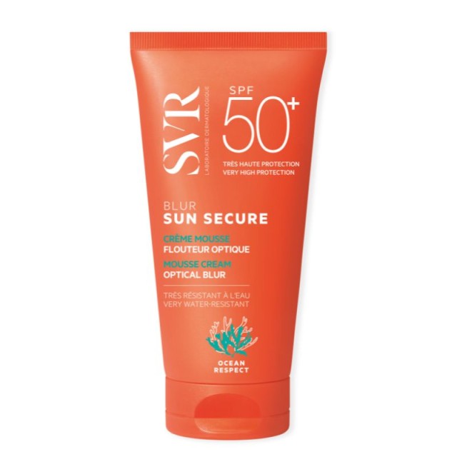 SVR Laboratoire Sun Secure Blur SPF50+ Αντιηλιακή Κρέμα Προσώπου με Ματ Αποτέλεσμα 50ml