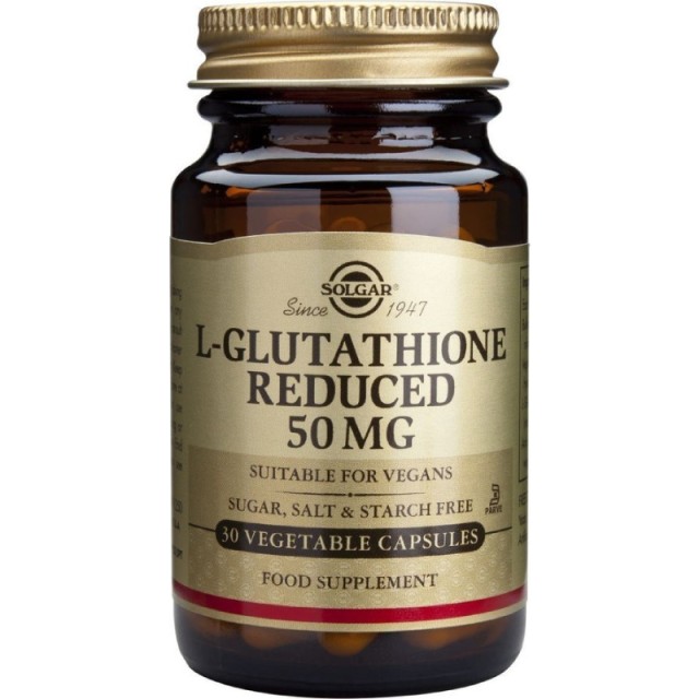 SOLGAR L-GLUTATHIONE 50mg veg.caps 30s