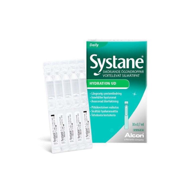 Alcon Systane Hydration UD Λιπαντικές Οφθαλμικές Σταγόνες, 30 vials x 0.7ml