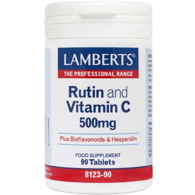Lamberts Rutin & Vitamin C & Bioflavonoids 500mg, 90 Tabs