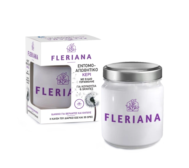 FLERIANA Εντομοαπωθητικό Κερί 130gr