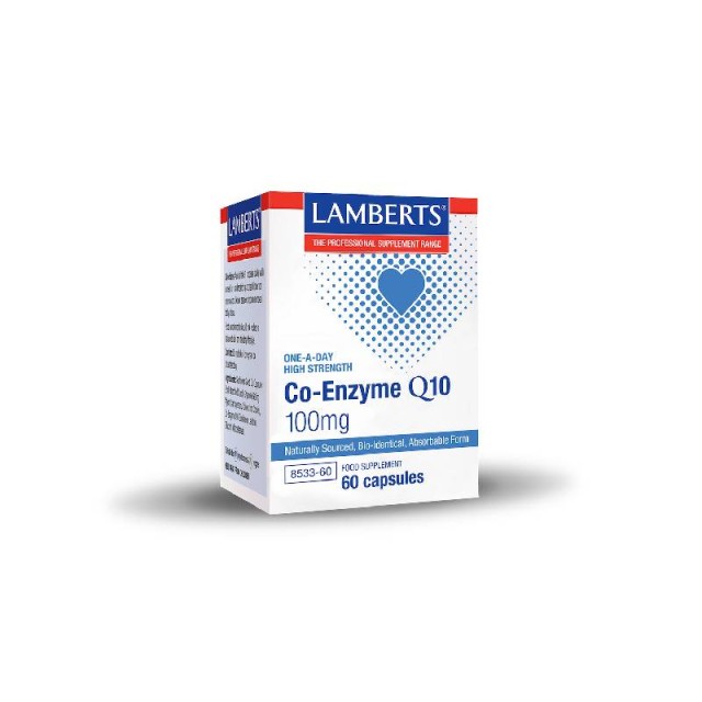 Lamberts Co-Enzyme Q10 100mg 60 κάψουλες