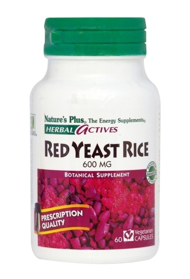 Natures Plus RED YEAST RICE 600 MG 60 φυτικές κάψουλες