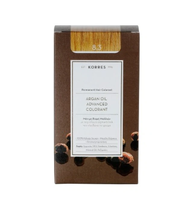 KORRES ARGAN OIL ADVANCED COLORANT 8.3 ΞΑΝΘΟ ΑΝΟΙΧΤΟ ΜΕΛΙ 50ML