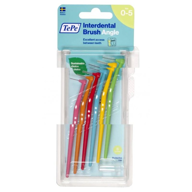 Tepe Angle All Sizes Mixed Pack Μεσοδόντια Βουρτσάκια 6 τεμάχια