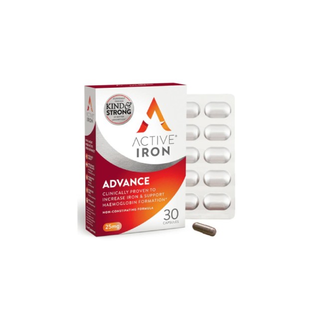 Bionat Active Iron Advance 25mg 30 κάψουλες