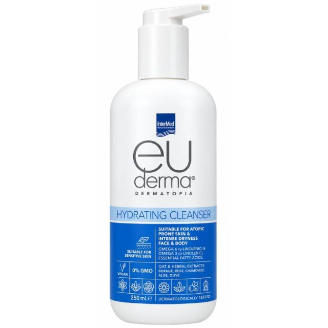 Intermed Euderma Dermatopia Hydrating Cleanser Face & Body 250ml