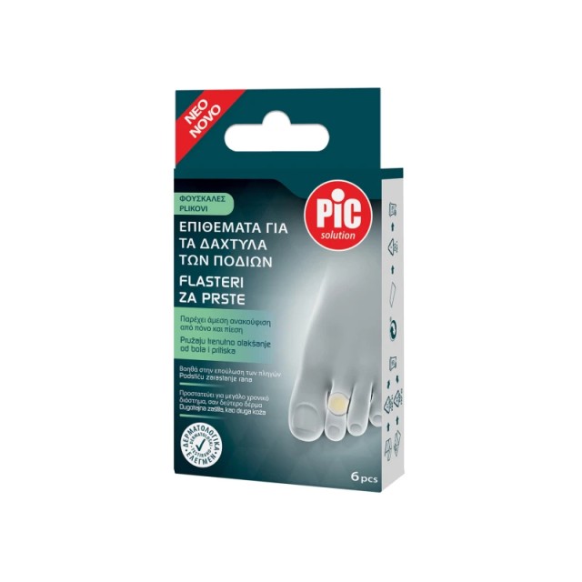 PiC Επιθέματα για Φουσκάλες στα Δάχτυλα 1,8x6,1cm 6τεμ