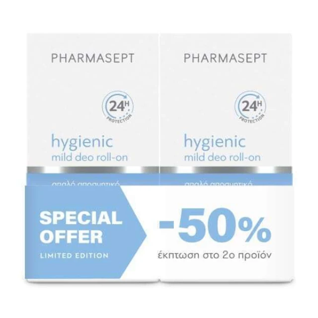 Pharmasept Hygienic Mild Deo Roll-On 2x50ml