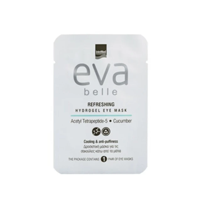 INTERMED Eva Belle Refreshing Hydrogel Μάσκα Ματιών για Ενυδάτωση 1 Τεμάχιο
