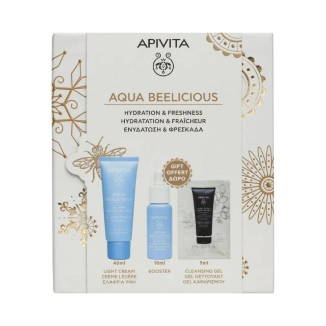 Apivita Promo Aqua Beelicious Light Hydrating Gel 40ml & Δώρο Booster 10ml & Cleansing Gel 5ml