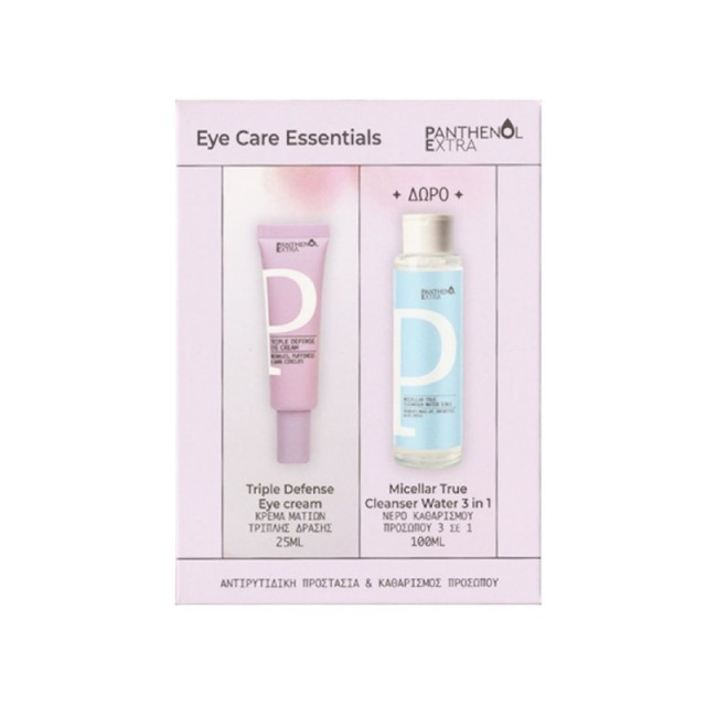 Medisei Panthenol Extra Promo Triple Defense Eye Cream 25ml & Δώρο Cleanser 3in1 Micellar Water 100ml