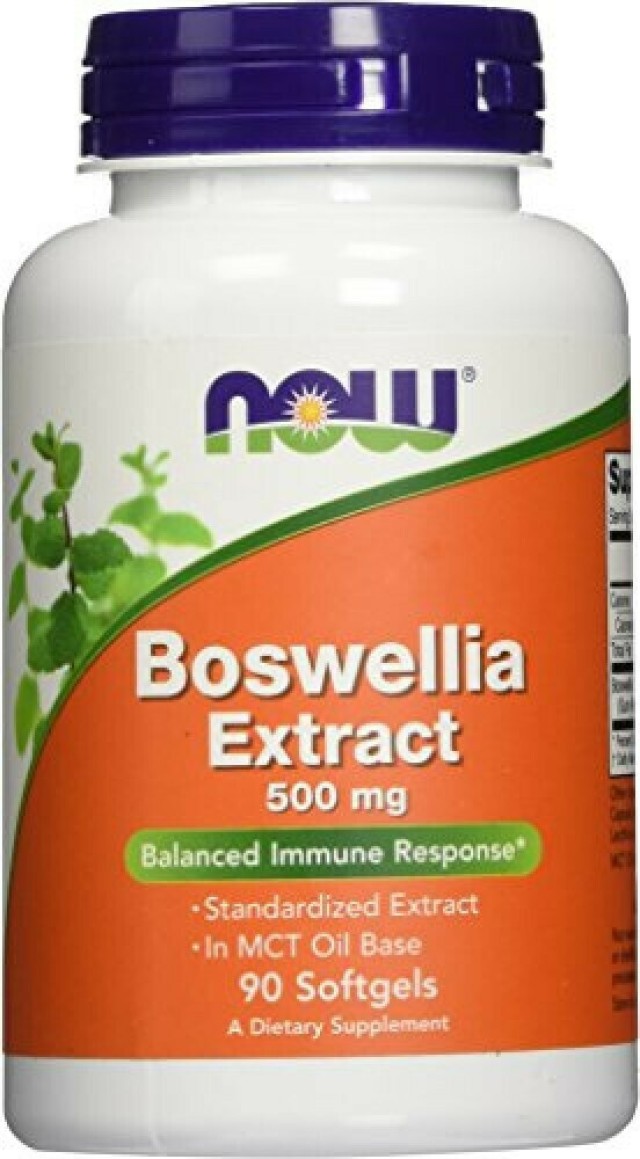 Now Boswellia Extract 500mg 90 μαλακές κάψουλες