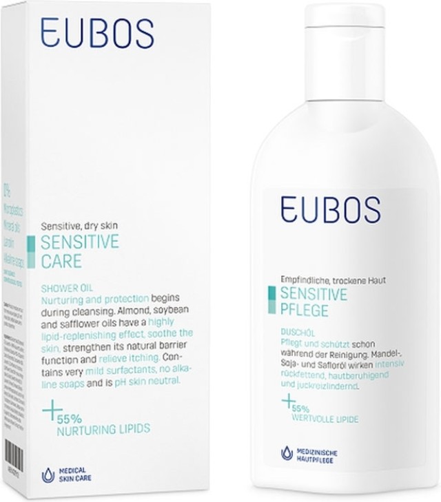 EUBOS SHOWER OIL F, 200 ml