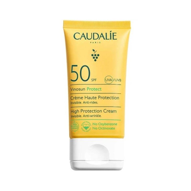 Caudalie Vinosun High Protection Cream SPF50 Αντηλιακό Προσώπου, 50ml