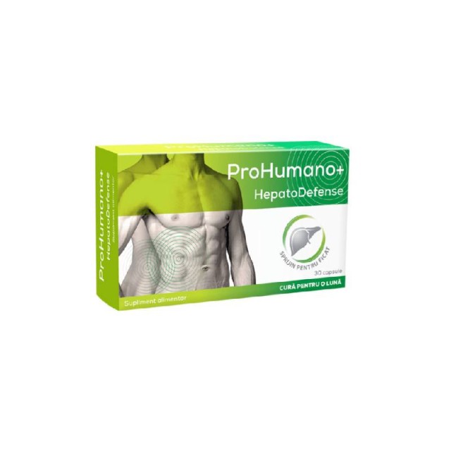ProHumano+ HepatoDefense για την Υποστήριξη του Ήπατος 30 κάψουλες