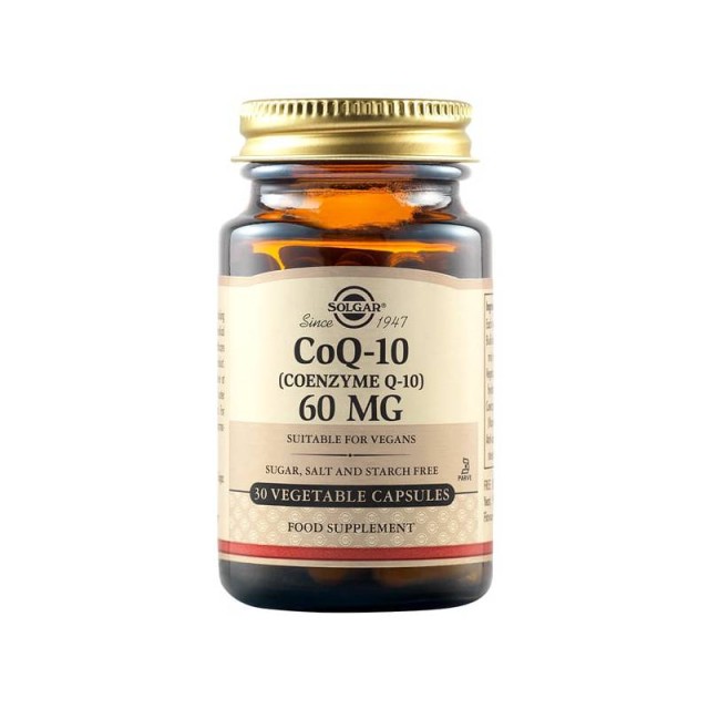 Solgar Coenzyme Q-10 60mg 30 φυτικές κάψουλες