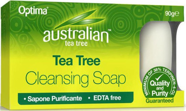 Optima Australian Tea Tree Antiseptic Cleansing Soap Αντισηπτικό Σαπούνι 90gr