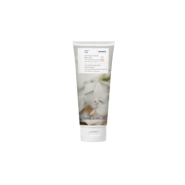 Korres Body Milk White Blossom Ενυδατικό Γαλάκτωμα Σώματος , 200ml