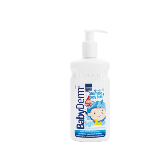 Gift Intermed Babyderm Βρεφικό Σαμπουάν - Αφρόλουτρο 300ml