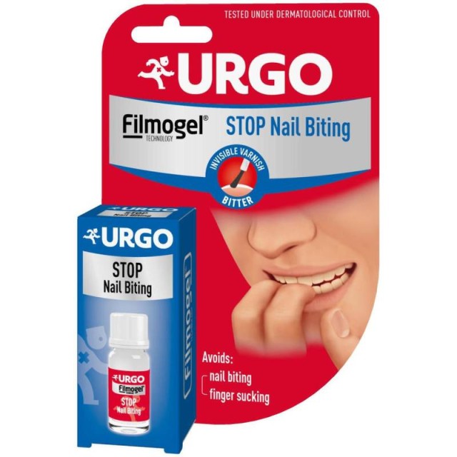 Urgo Filmogel Stop Nail Biting Βερνίκι Κατά της Ονυχοφαγίας και Πιπιλίσματος Δαχτύλων 9ml