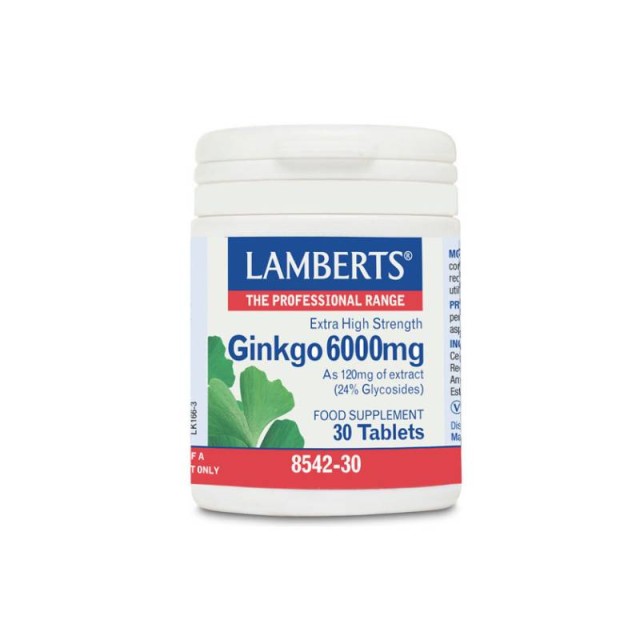 Lamberts Ginkgo 6000mg, 30tabs