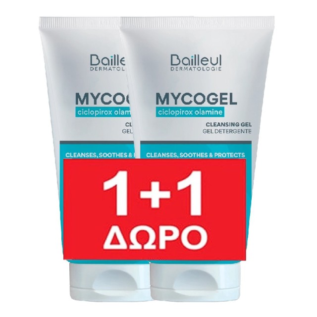 Bailleul Promo Mycogel Cleansing Gel Καθαριστικό Ευαίσθητης Περιοχής, 2x150ml