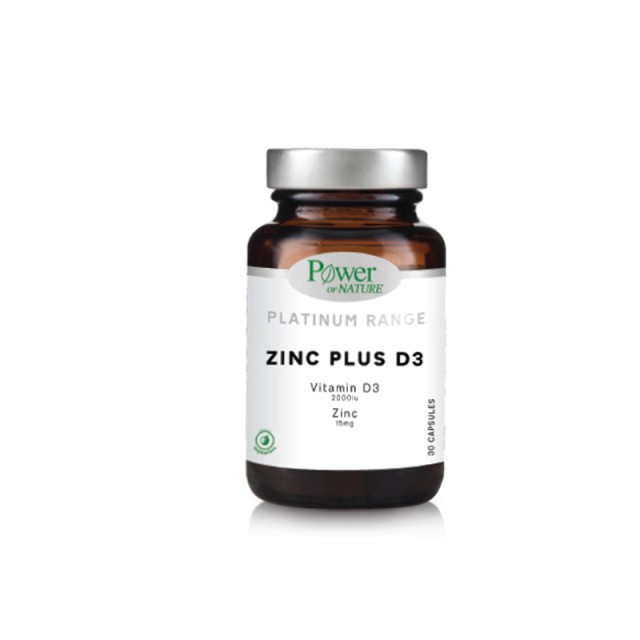 Gift Power of Nature Platinum Range Zinc Plus D3 30 κάψουλες