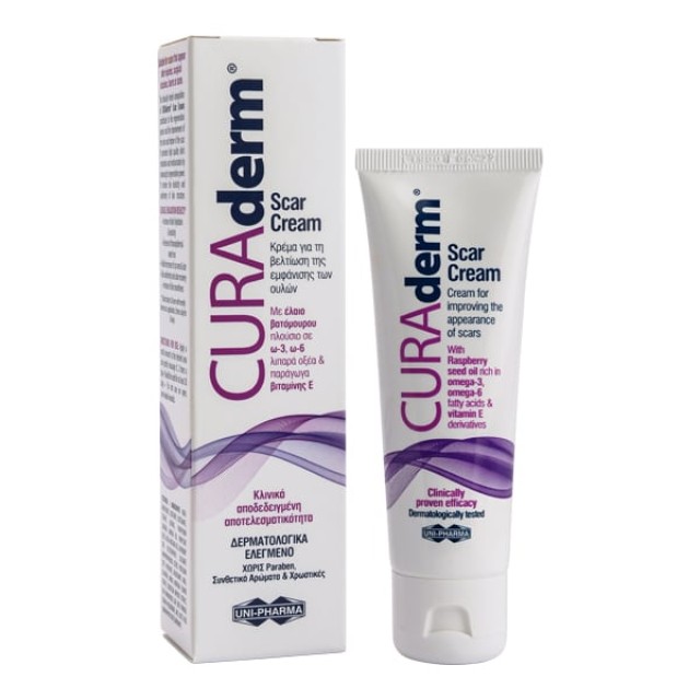 Uni-Pharma CURAderm Scar Cream 50ml