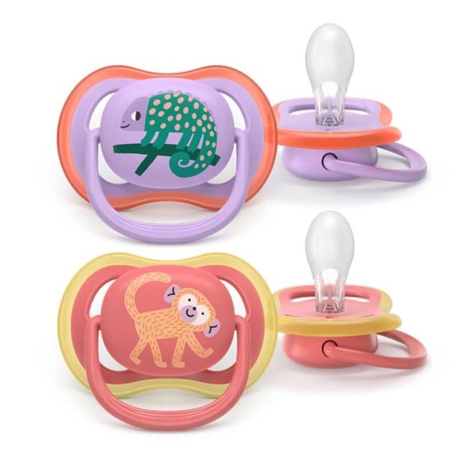 Philips Avent Ultra Air Ορθοδοντική Πιπίλα Σιλικόνης 18+ Μηνών 2 τεμάχια